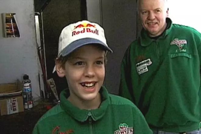 Vettel Sebastian en la infancia