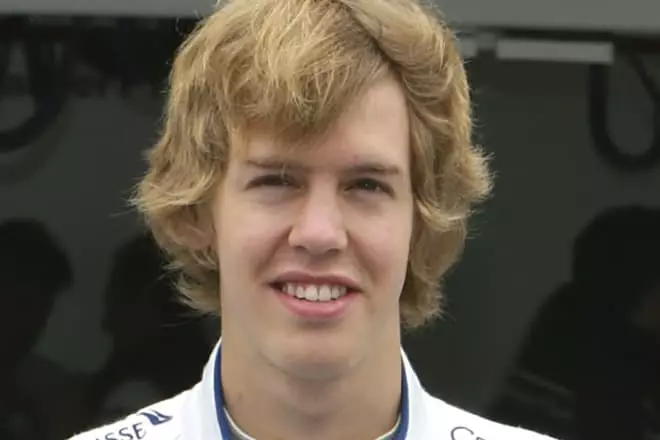 Sebastian Vettel en su juventud.