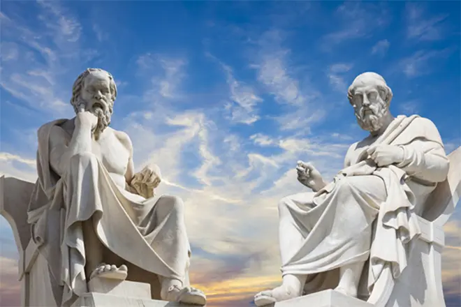 Sokrates i Platon.
