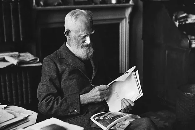 Schriftsteller Bernard Shaw.