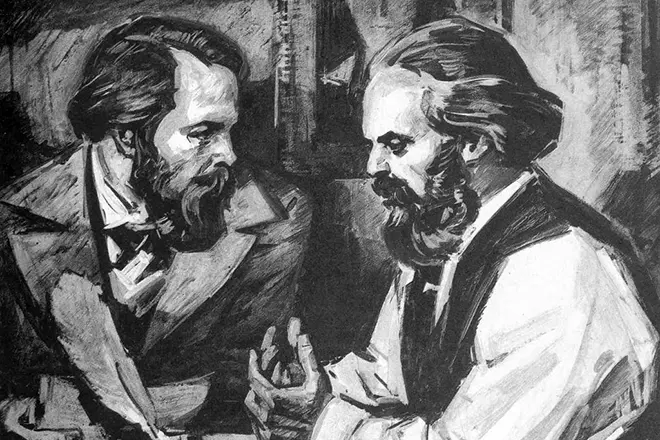 Karl Marx og Friedrich Engels