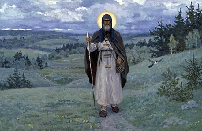 Monk Sergiy Radonezhsky.