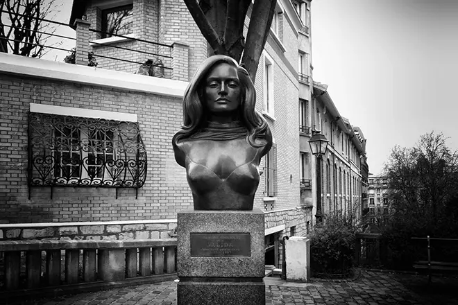 Monument til Dalida i Paris