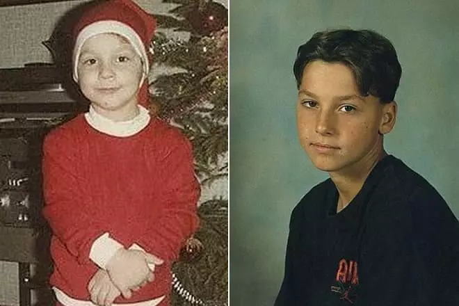 Zlatan Ibrahimovičius vaikystėje