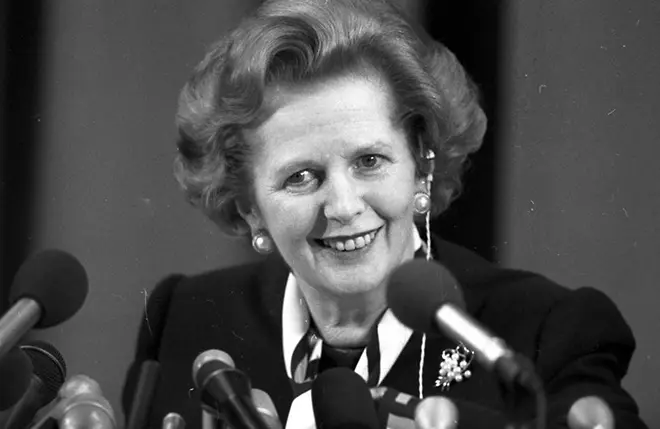 Político Margaret Thatcher.