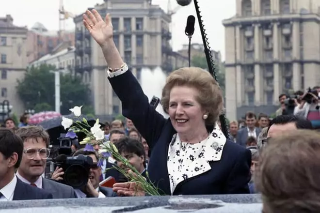 Margaret Thatcher je bil poudarek