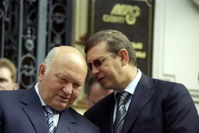 Vladimir Yevtushenkov și Yuri Luzhkov