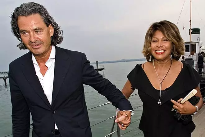 Tina Turner cu soțul ei