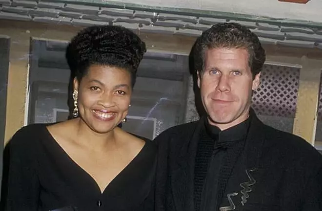 Ron Perlman with his wife