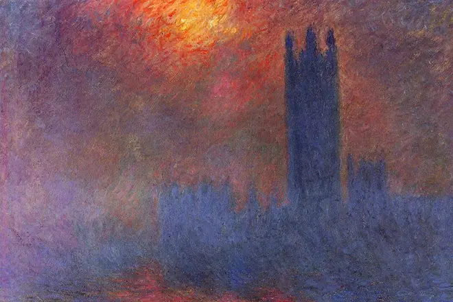 Claude Monet「ロンドンの霧」の写真
