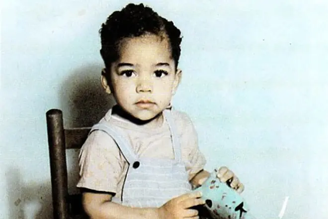 Jimmy Hendrix en la infancia