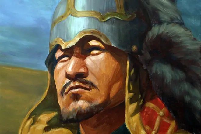 Young Genghis Khan.