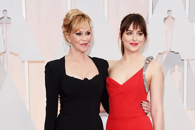 Melanie Griffith dengan putri