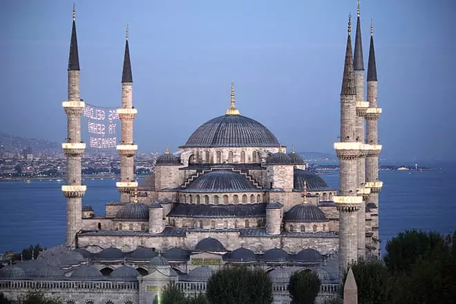Blå moske i Istanbul