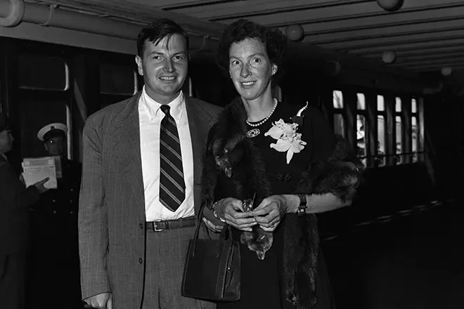 David Rockefeller so svojou ženou