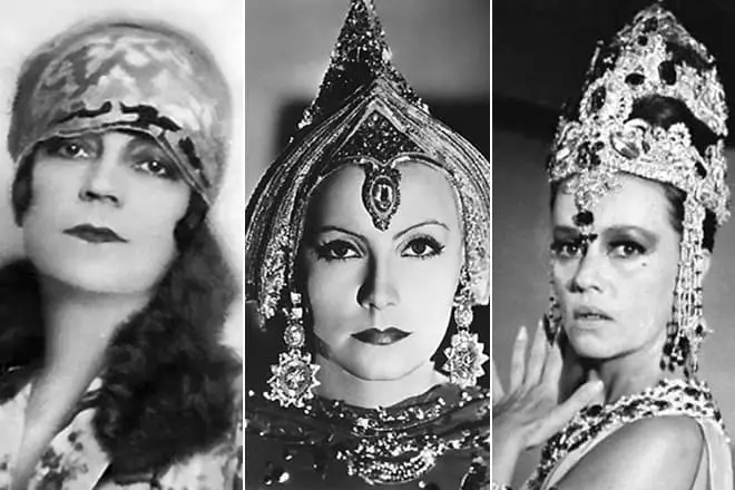 Asta Nielsen, Greta Garbo dan Zhanna Moro sebagai Mati Hari