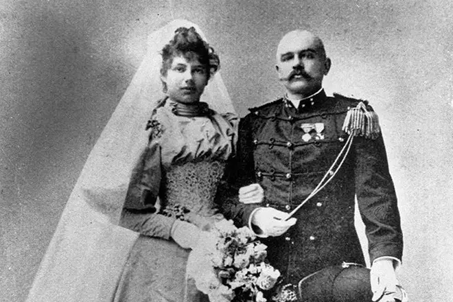 Mata Hari com o marido
