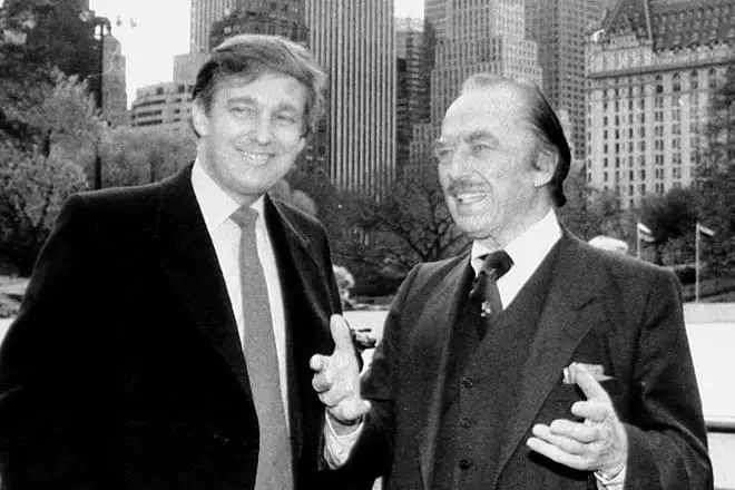 Fred Trump dengan Son Donald