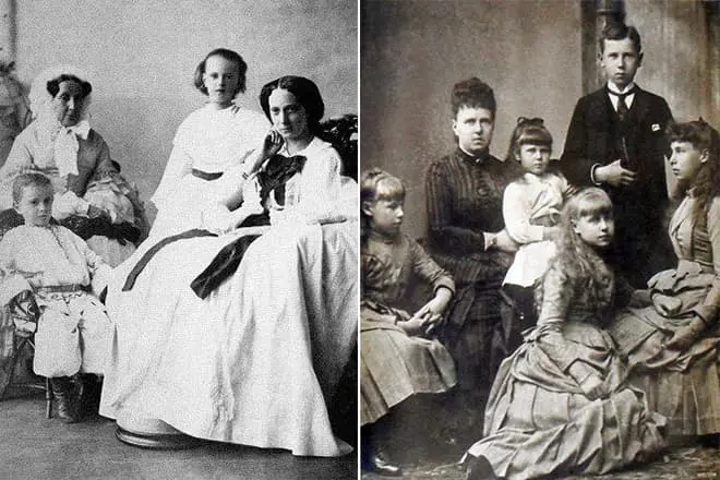 Çocuklar Alexander II ve Mary Alexandrovna