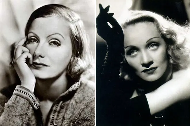 Greta Garbo en Marlene Dietrich