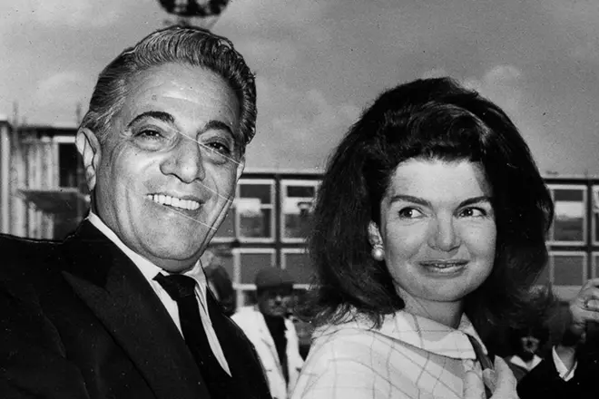 Жаклин Кенеди со вториот сопруг