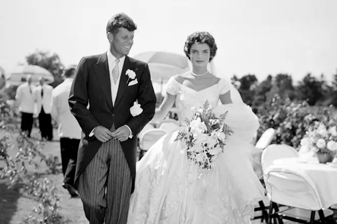 Vestuvių Jacqueline ir John Kennedy