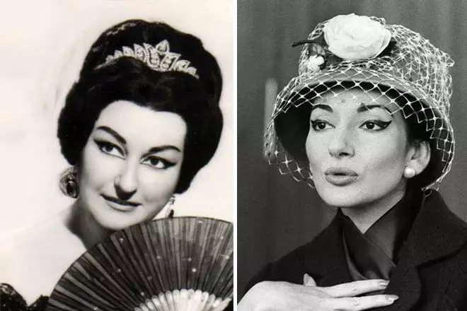 Montserrat Caballe eta Maria Callas