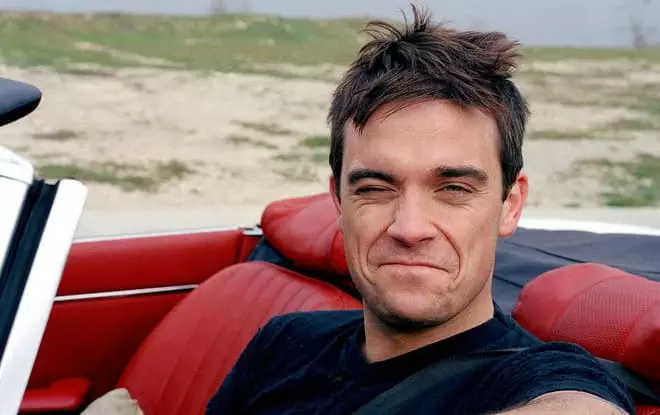 British Star Robbie Williams
