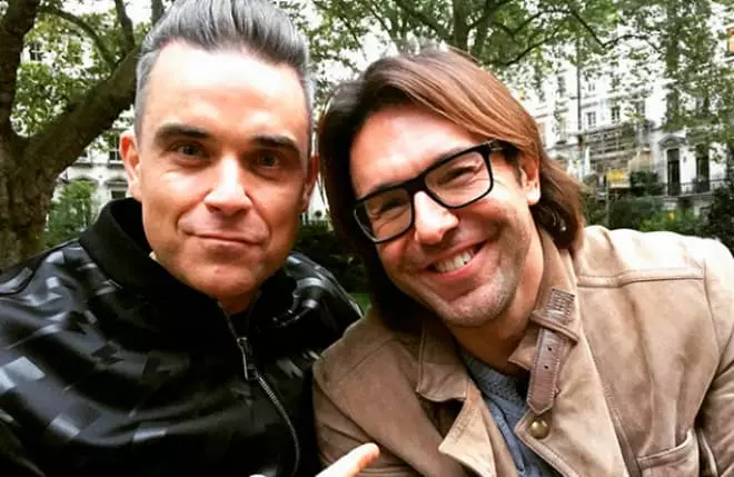 Robbie Williams og Andrei Malakhov