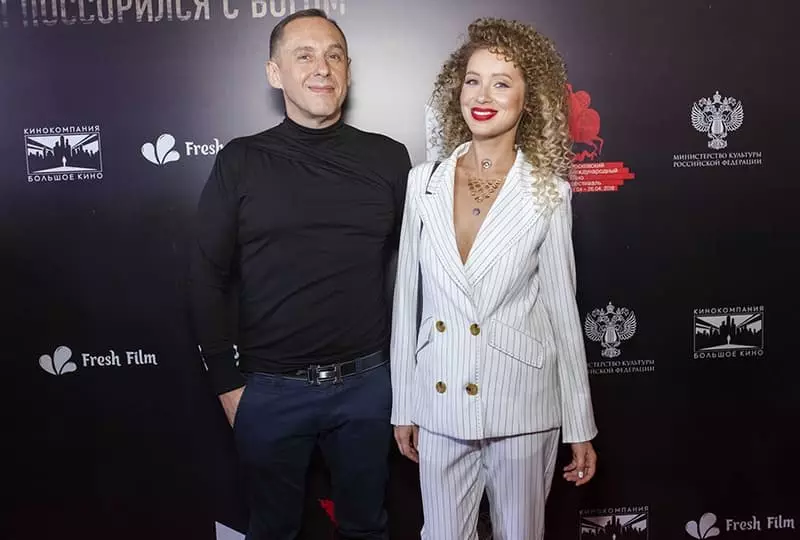 Irina Techieva og hendes mand Victor Bondarchuk