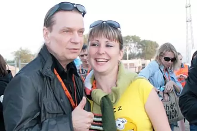 ולרי Kipelov עם אשתו
