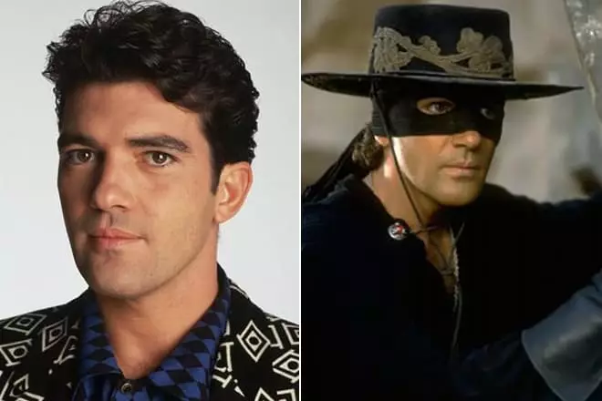 Antonio Banderas en la rolo de Zorro