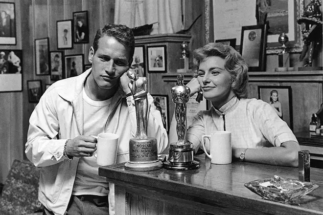 Paul Newman con esposa