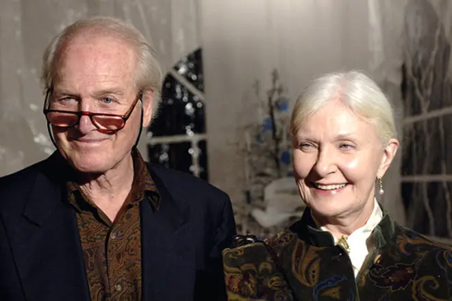 Paul Newman karısı ile