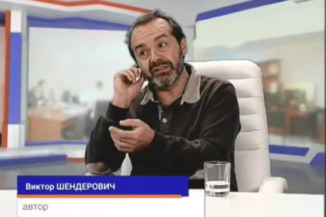 Viktor Shenderovici la televizor