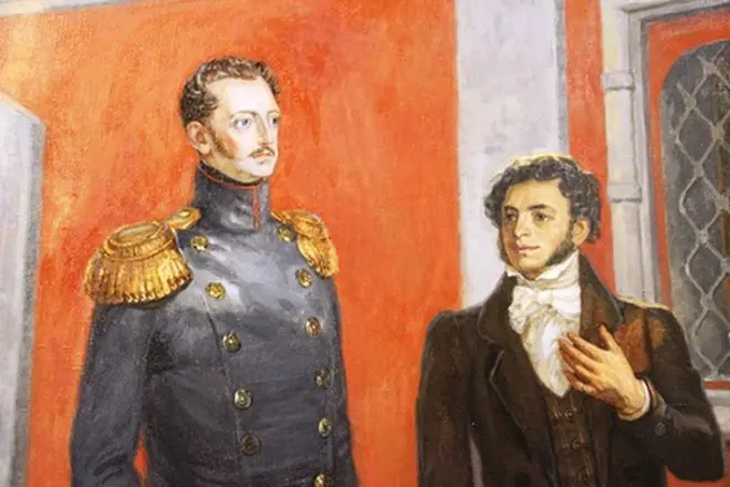 Alexander Pushkin na Nikolay I.