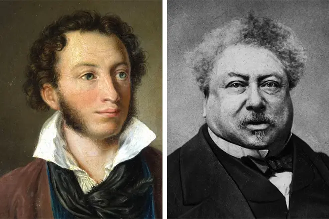 Alexander Pushkin and Alexander Duma