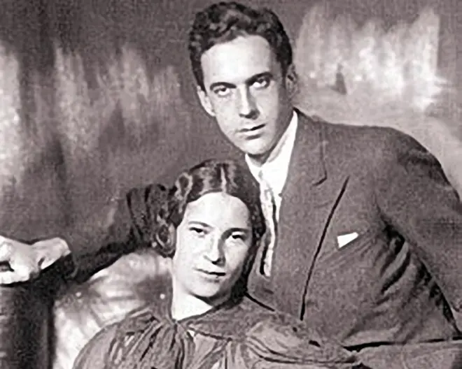 Agnia Barto со сопруг Андреј