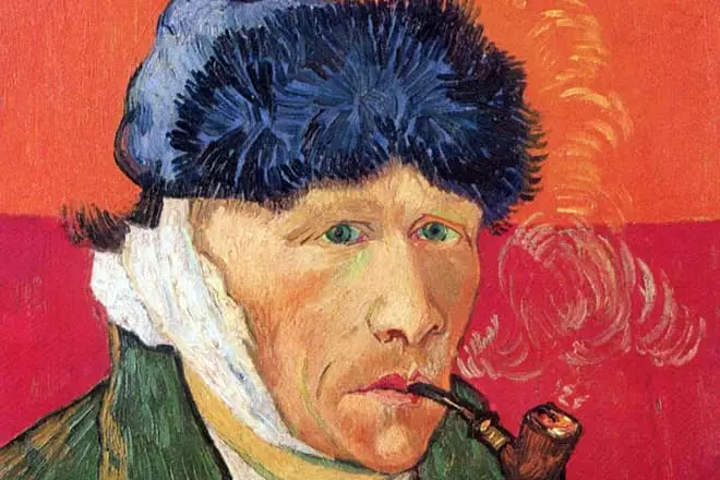 Vincent van Gogh belarria moztu zuen