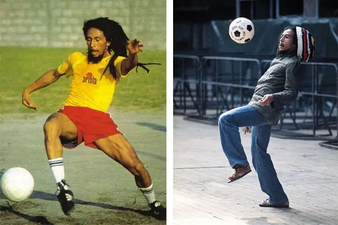 Bob Marley Futbolê hez dikir