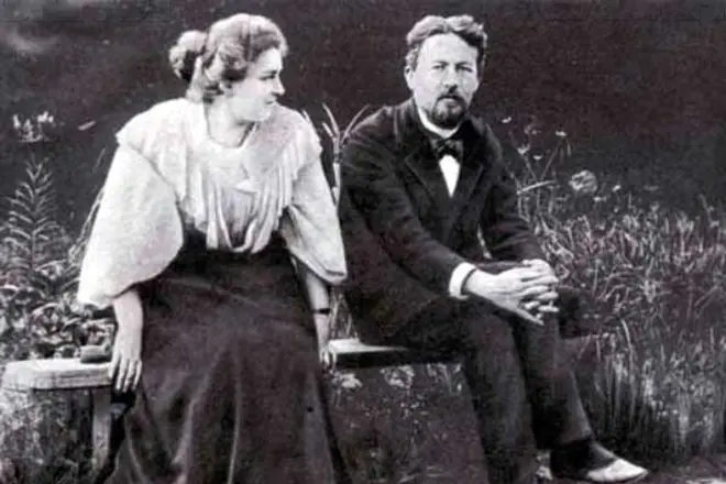 Anton Pavlovich Chekhov এবং Lydia Mizinov