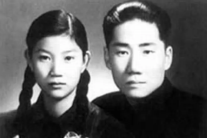 Mao Zedong dengan istri pertama