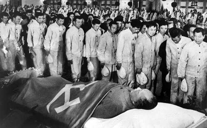 Pohřeb Mao Zeduna.