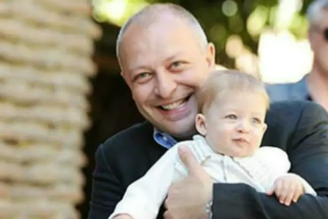Archil Gelovani cu fiu