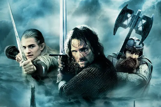 Aragorn, Legolas og Gimli