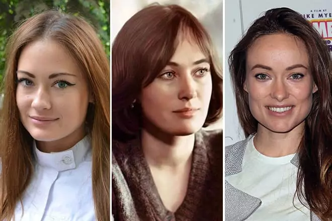Alexandra Popova, Larisa Guzeeva and Olivia Wilde