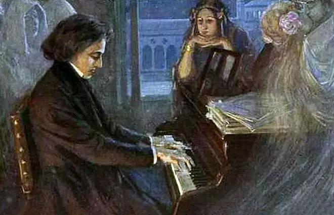 Frederick Chopin a zongorára