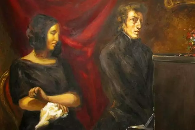 Frederick chopin and Georges Sand