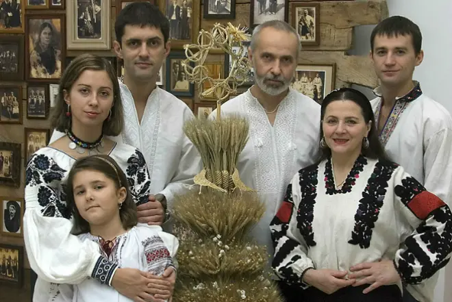Nina Matvienka s rodinou