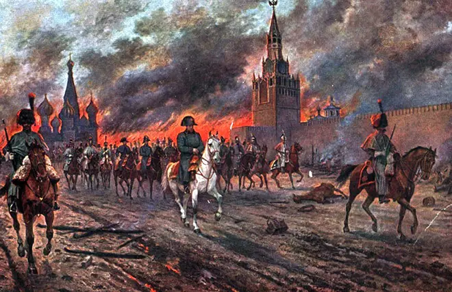 Napoleon tydens die oorlog met Rusland
